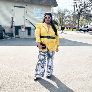 Shein puffy sleeves blazer